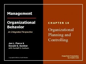 Mbo organizational behavior