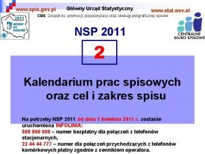 www spis gov pl Gwny Urzd Statystyczny www