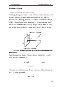 Electron ballistics