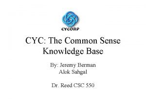 Cyc knowledge base