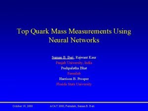 Top Quark Mass Measurements Using Neural Networks Suman