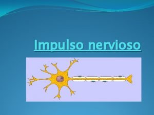 Impulso nervioso APRENDIZAJES ESPERADOS Examinar las propiedades elctricas