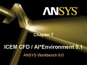 Chapter 7 ICEM CFD AIEnvironment 5 1 ANSYS