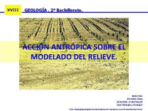 Erosion antropica