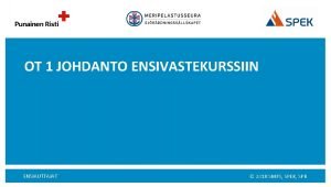 Ensihoitojärjestelmä