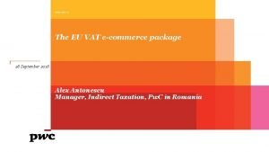 Vat ecommerce package