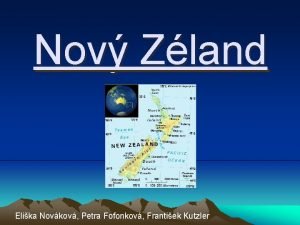 Nov Zland Elika Novkov Petra Fofonkov Frantiek Kutzler