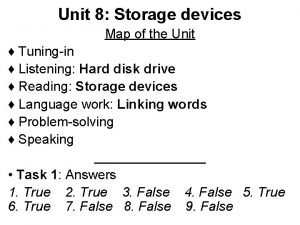 Unit 10 magnetic storage