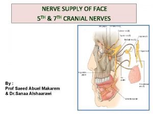 Trigeminal nerve lesion