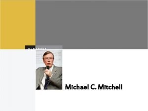 Michael c mitchell
