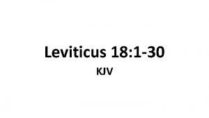 Leviticus 18 kjv