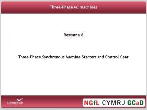 Three phase synchronous generator