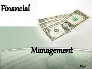 Financial management definitions