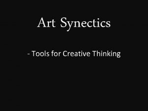 Art synectics examples