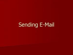Sending EMail Microsoft SMTP Service Simple Mail Transport