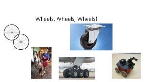 Wheels Wheels Have you ever thought about the