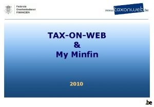 Tax on web my minfin Tax on web my minfin