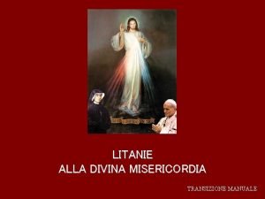 Litanie della divina misericordia