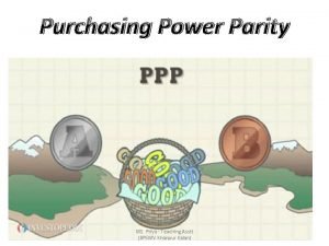 Absolute purchasing power parity