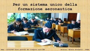 Per un sistema unico della formazione aeronautica Roma