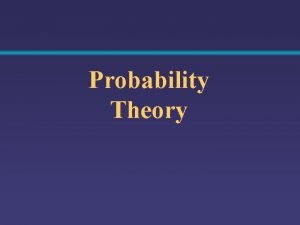 Probability Theory Topics Basic Probability Concepts Sample Spaces