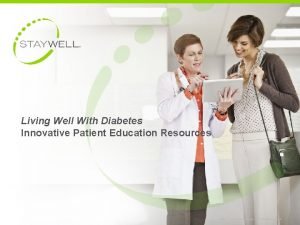 Living well with diabetes workbook