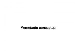 Mentefacto conceptual