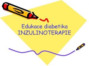 Edukace diabetika