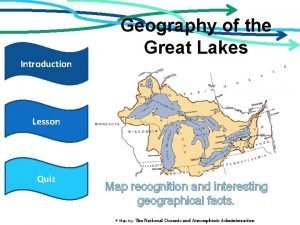 The great lakes quiz