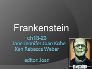 Frankenstein chapter 18