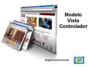 Modelo Vista Controlador Rogelio Ferreira Escutia Qu es