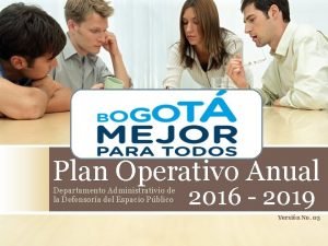 Plan Operativo Anual Departamento Administrativio de la Defensora