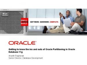 Oracle interval partitioning by month example Oracle interval partitioning by month example