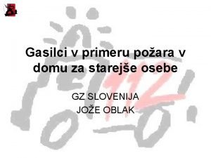 Gasilci v primeru poara v domu za stareje