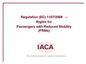 Regulation 1107/2006