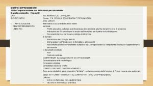 Unità di apprendimento sulla fiaba scuola dell'infanzia