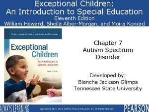 Exceptional Children An Introduction to Special Education Eleventh