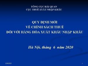 TNG CC HI QUAN CC THU XUT NHP