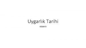 Uygarlk Tarihi KISIM 9 TUN AININ DORUU ASUR