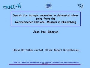 Search for isotopic anomalies in alchemical silver coins