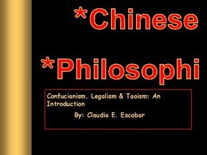 How are taoism and legalism different?