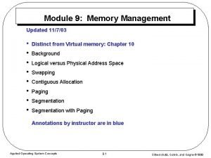 External fragmentation in os