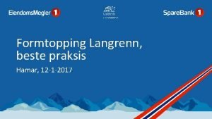 Formtopping Langrenn beste praksis Hamar 12 1 2017