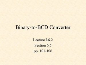 8 bit binary to bcd converter circuit