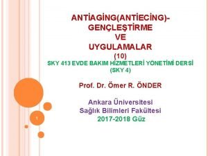 ANTAGNGANTECNGGENLETRME VE UYGULAMALAR 10 SKY 413 EVDE BAKIM