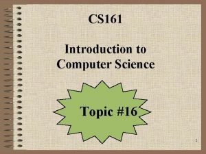 Computer science 161