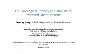 On Topological Entropy and Stability of Switched Linear