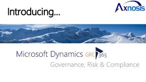 Microsoft 365 governance risk management Microsoft 365 governance risk management