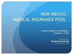 New mexico medical insurance pool