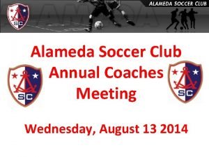 Alameda youth soccer